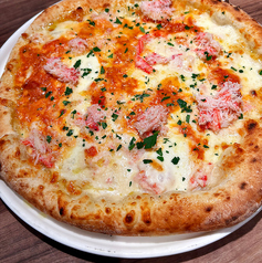 濃厚ズワイガニのとろ旨クリームピッツァ