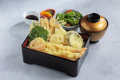 海鮮と旬野菜の天重