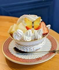 白桃ソフト・桃果肉