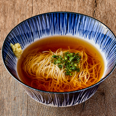 焼きおにぎり/〆の素麺