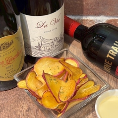 揚げたてさつまいもチップス