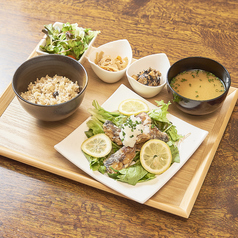 さばの竜田揚げ定食