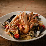 評判のスパゲッティペスカトーレやボンゴレビアンコなど、パスタもメニューも豊富にラインナップ