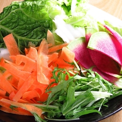 野菜盛り合わせ(白菜・水菜・にんじん)
