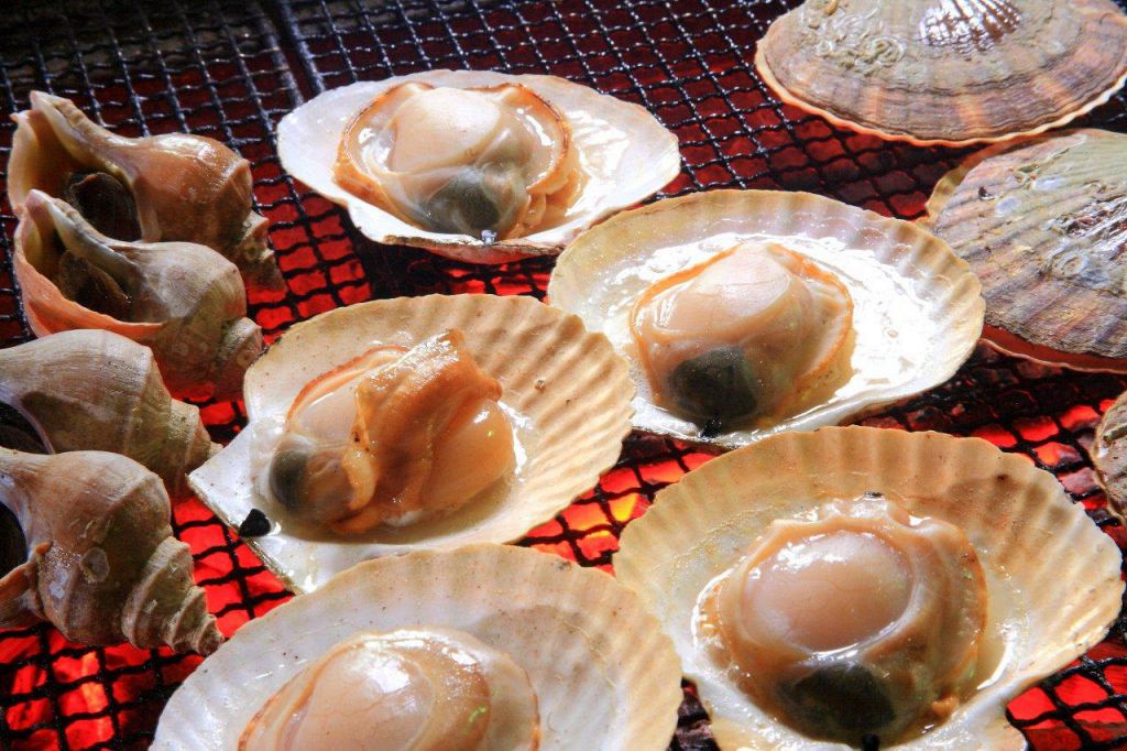 【炉端焼き　ホタテ】　北海道の尾岱沼（おだいとう）産！天然物！ 繊維（せんい）が全然違います！