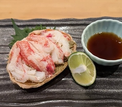 ズワイガニあて