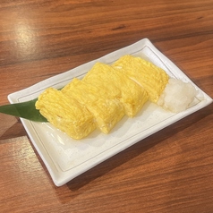 手巻きの出汁巻き玉子