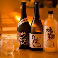 焼酎・日本酒各種ご用意！