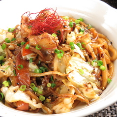 豚ロースの焼うどん