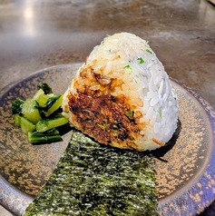シラスの焼きおにぎり