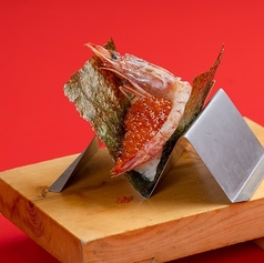 寿司ドッグ 赤海老×いくら