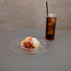 【食後のミニデザートセット】※ドリンクのみ/ケーキのみ各+280円