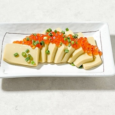 かにみそ豆腐いくら添え