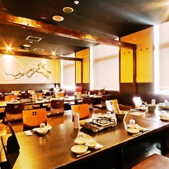 全150席の開放的な店内は最大64名様までの宴会が可能です！【初台／笹塚／幡ヶ谷でお食事処、宴会を実施するお店をお探しなら北海道へ】