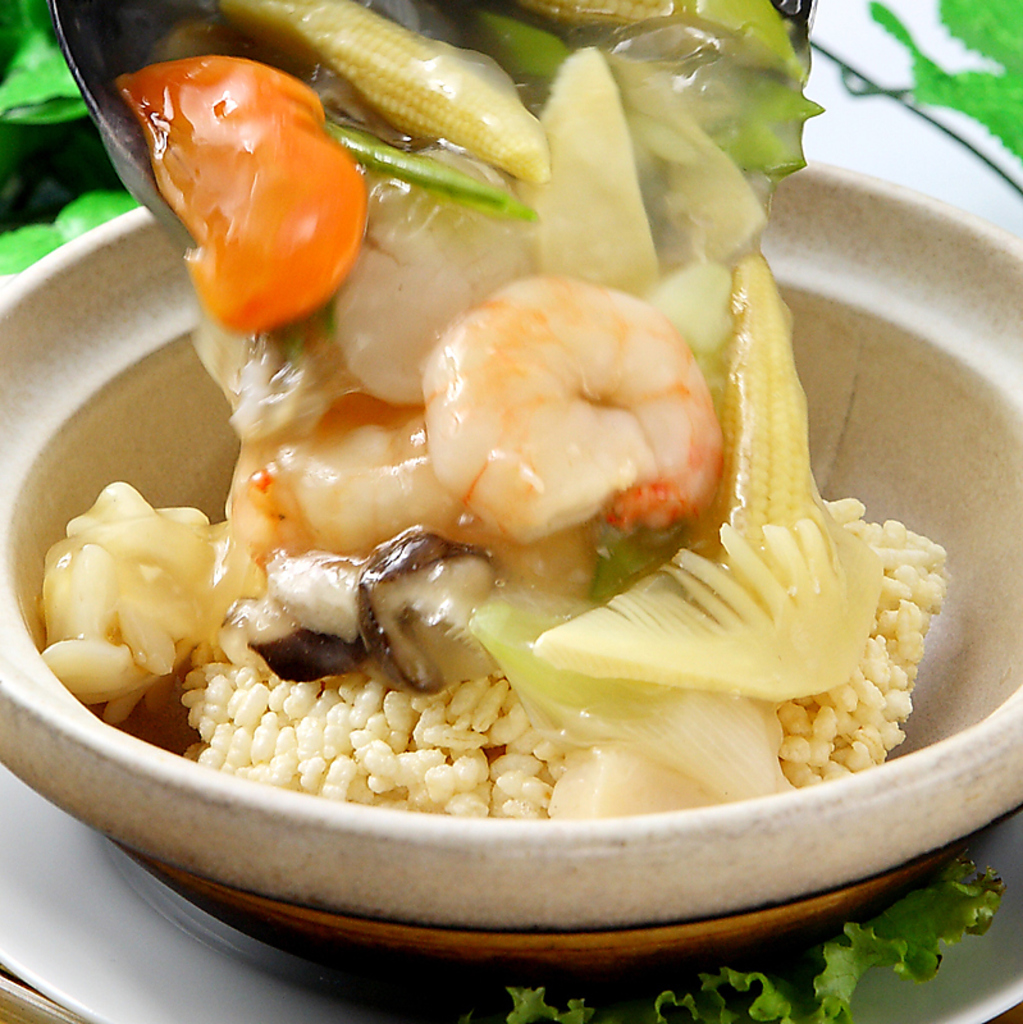 贅沢な一品！高級食材がたっぷり！