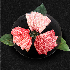 仙台牛の希少部位盛り合わせ