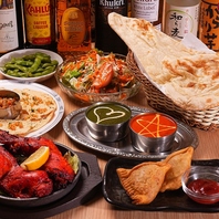 気軽に宴会◎本格インド料理をお楽しみください！