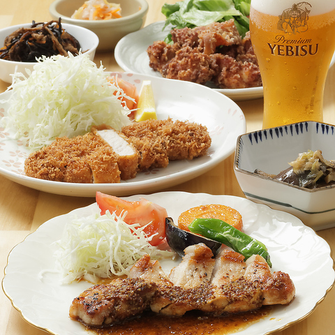 雪乃豚と播州百日どり、旬のおばんざい、エビスビール充実の居酒屋です。