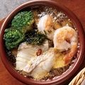 料理メニュー写真&nbsp;高知県産 黒潮真鯛と海老のアヒージョ