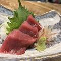 料理メニュー写真&nbsp;生本鮪の刺身　３切れ