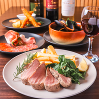 旬の素材と手作りにこだわるシェフ渾身の一皿