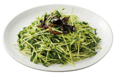 チンゲンサイのオイスターソース炒め/にらと玉子炒め/豆苗炒め