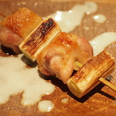 比内地鶏　ねぎま