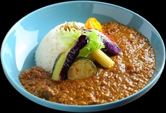 彩り野菜の牛カレーセット