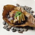 料理メニュー写真&nbsp;フォアグラ朴葉焼き
