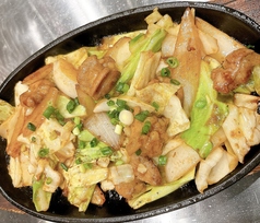 ホルモン鉄板焼き