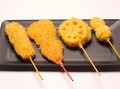 料理メニュー写真&nbsp;定番串カツ４種