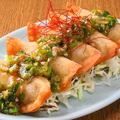 料理メニュー写真&nbsp;熱男　パリパリ揚げ餃子 一皿