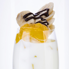 《フルーツサワー》チョコバナナミルク割り