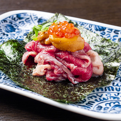 うにく海苔乗せ