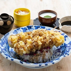 ジャンボ海老天丼御膳