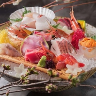 北海道産の鮮魚を使用した贅沢な海鮮料理をご用意！！