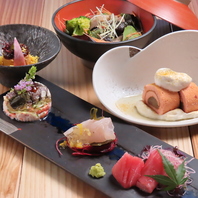 旬の食材を厳選！アラカルト