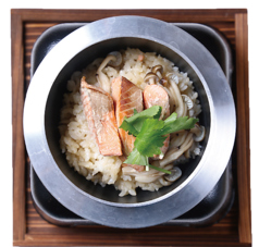 鮭の釜飯御膳