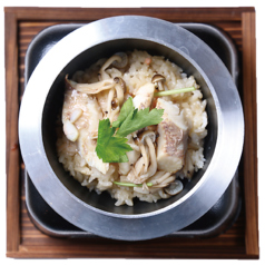 真ホッケの釜飯御膳