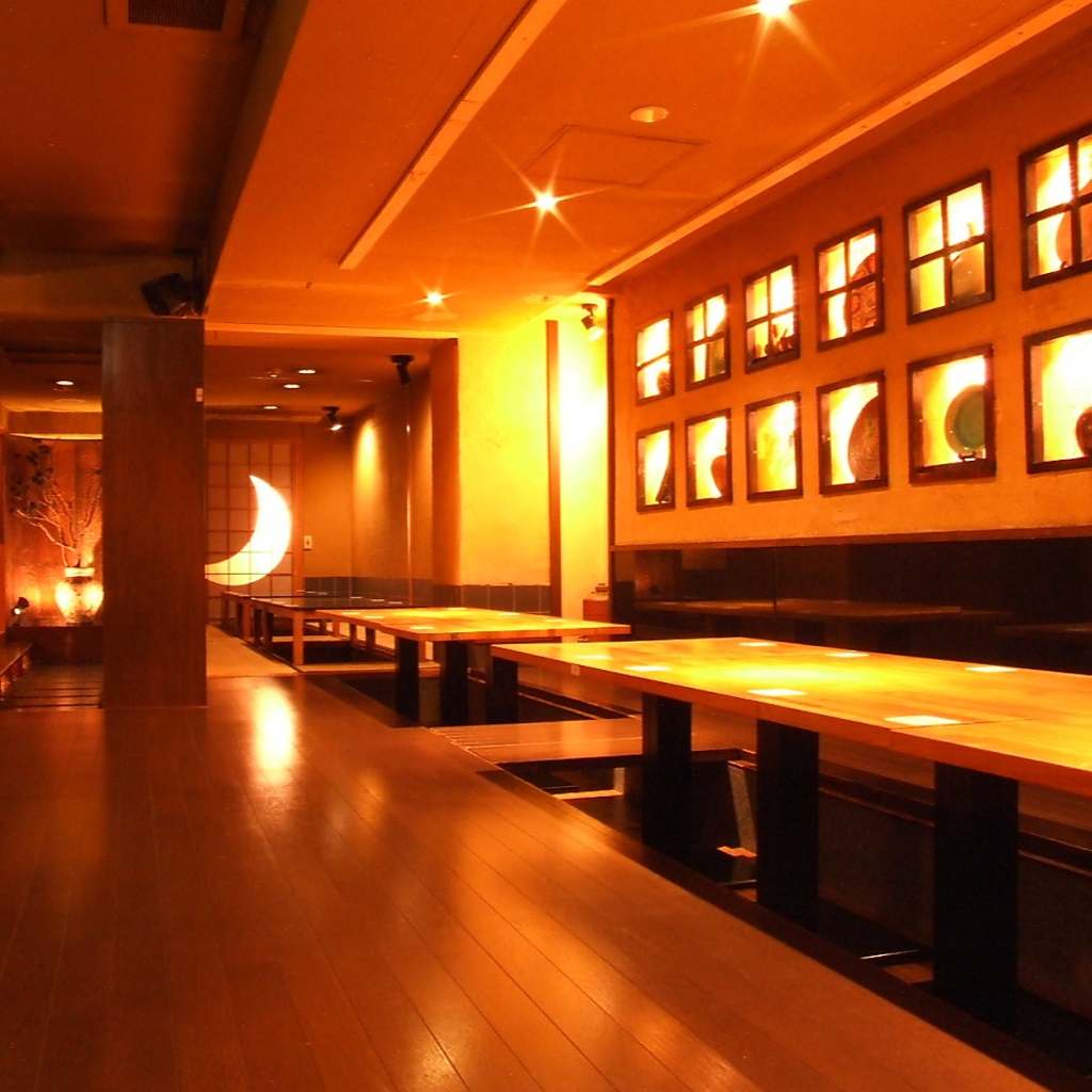 最大60名様迄座れる掘りこたつの大広間席