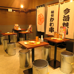 テーブル席は広々空間で宴会や歓送迎会も対応可能。もちろん少人数での飲み会にもご利用いただけますので、2軒目利用も大歓迎！～水炊き・焼鳥　とりいちず　新小岩南口店～☆