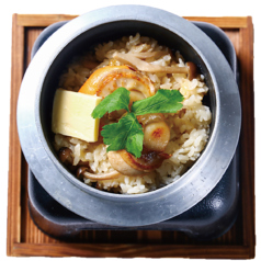 噴火湾産 帆立バターの釜飯御膳