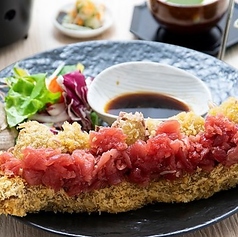 まぐろカマカツすき身吊るし御膳