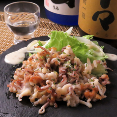 いかげそバター醤油焼き