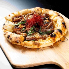 米沢牛の韓国プルコギ式ピッツァ(約20cm)