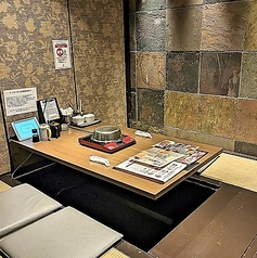 周りを気にせずゆっくりとお食事をお楽しみいただける個室席。大切な日のお食事にぴったりです◎