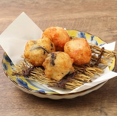 矢野商店のキクラゲと枝豆のすり身天ぷら