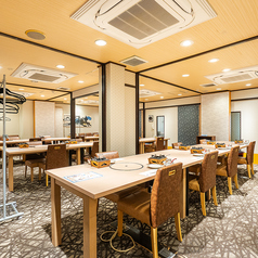 8名の個室が3部屋あります。