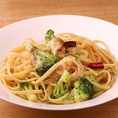 ツナと季節野菜のペペロンチーノ