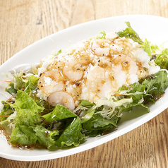 山芋と海老のサラダ